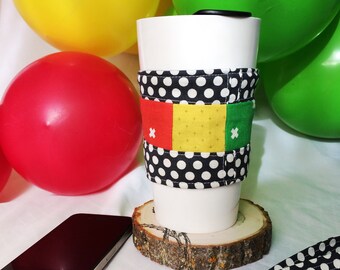 Lined coffee cup cozy/sleeve
