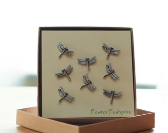Dragonfly Pushpins For Your Corkboard