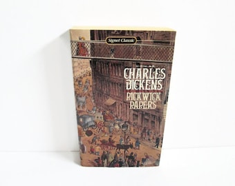 Vintage Book Pickwick Papers Charles Dickens Signet Classic Paperback Book New American Library Steven Marcus British Author Posthumous Club