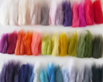 Giant yarn Merino wool sample swatch - 30+ colour options available - Sample Giant yarn, perfect for chunky Knit Blanket and Giant knitting