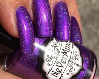 Somnophilia - Purple Linear Holo Nail Polish - Holographic Nail Lacquer - Holophilia