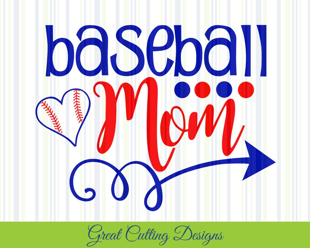 Download Baseball SVG Cut File baseball mom svg DXF cut file Cricut svg