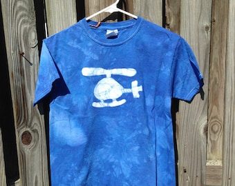 Kids Helicopter Shirt, Blue Helicopter Shirt, Boys Helicopter Shirt, Girls Helicopter Shirt, Batik Kids Shirt (10) SALE