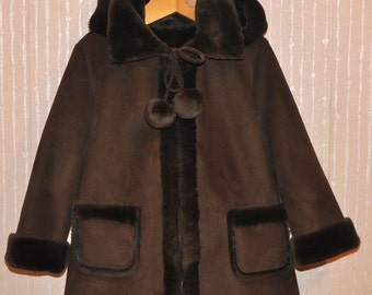 Kids Jacket,Mouton Jacket, Kids Fur Coat, Kids Winter Clothes,Warm Kids Jacket,Winter Jacket