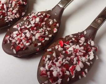 Chocolate Peppermint Spoons