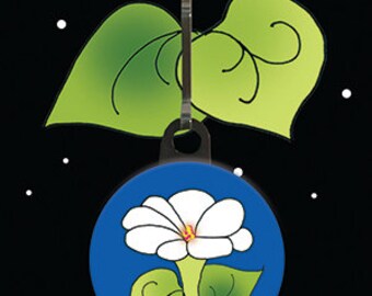 Zipper Pull Charm - Morning Glory