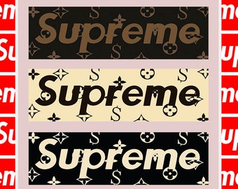 Supreme svg, Superme pattern svg, Louis Vuitton Pattern, Bra