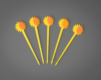 Set of 5 National Airline Swizzle Sticks