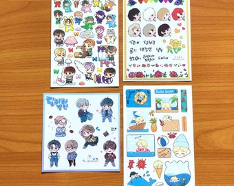 bts stickers etsy