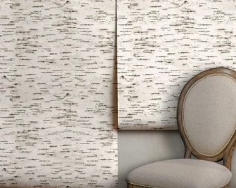 Birch Bark Easy to Apply Removable Peel 'n Stick Wallpaper