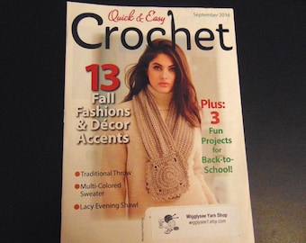 Quick & Easy Magazine 2016 Crochet patterns - Summer 2016 vol 34 issue 3