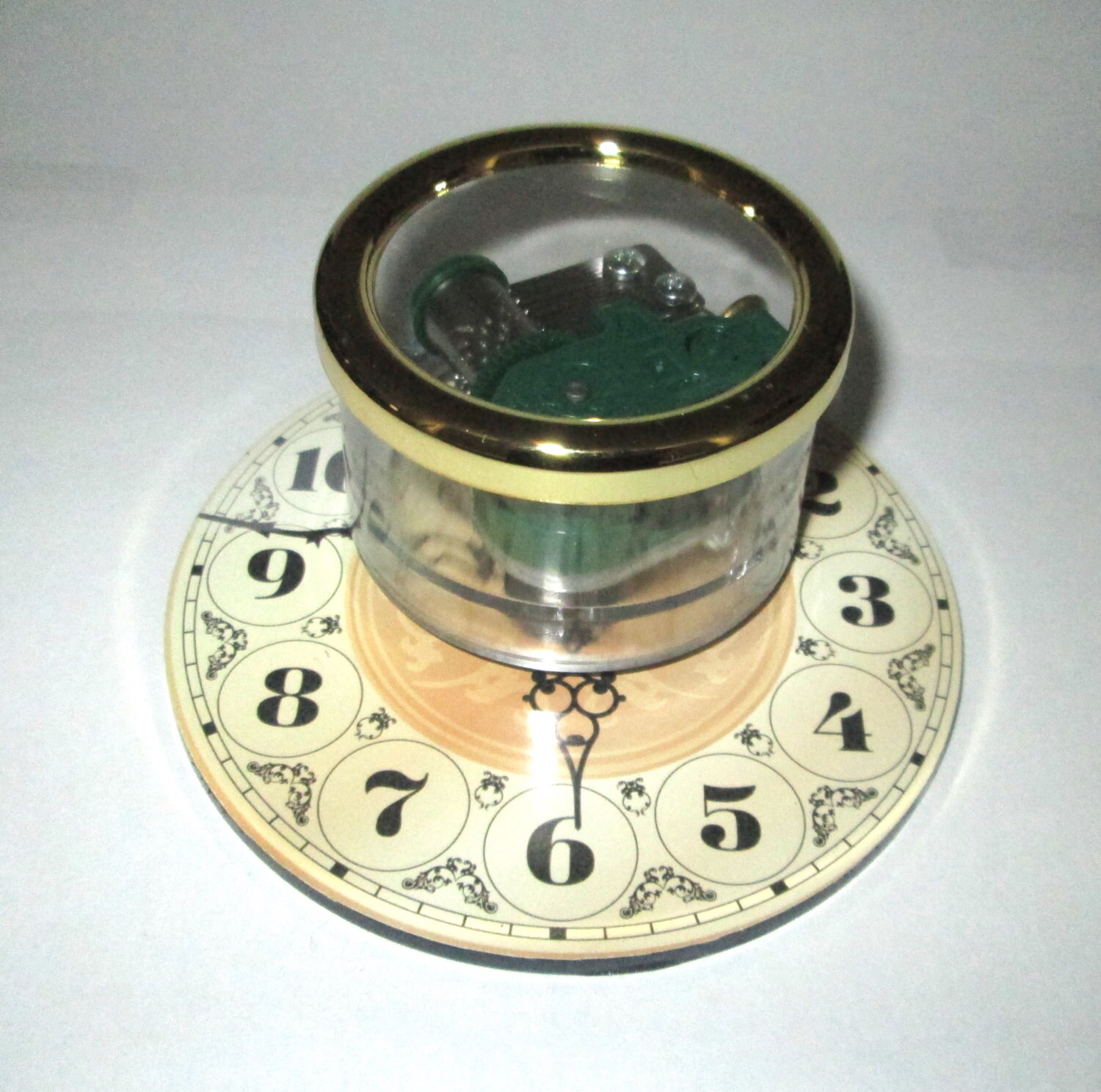 Grandfather Clock Carousel Music Box by Odyssey Gold