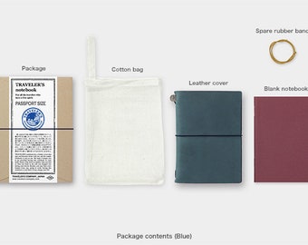 NEW 2018 Blue Edition Traveler's Notebook - Passport Size
