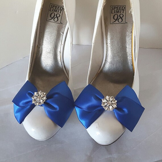 Wedding Shoe Clips Bridal Shoe Clips Satin Bow Shoe Clips