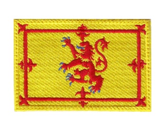 Scotland Rampant Lion Flag Embroidered Patch