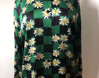 Vintage early 90s silk Escada blouse