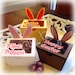 Bunny boxes. Silhouette Studio file. Digital cutting file.