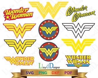 Wonder Woman Svg Dxf Eps Png Pdf Super Heroes SVG Superhero Clipart Wonder Woman logo superhero svg Wonder Woman ornament cut file