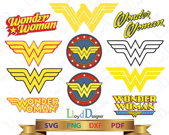 Wonder Woman Svg Dxf Eps Png Pdf Super Heroes SVG Superhero