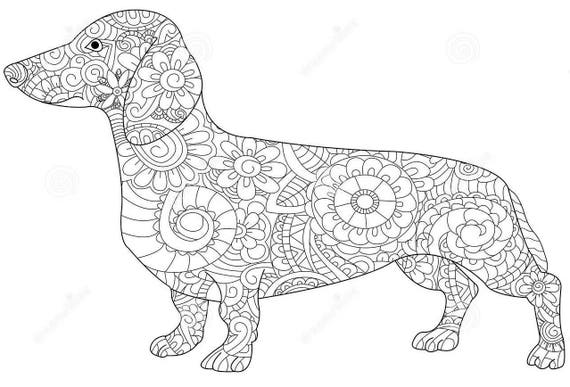 Download Mandala Dachshund SVG