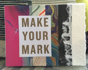 Handmade Journal, Small Sketchbook, Watercolor Journal, Notebook, Coptic Stitch Binding