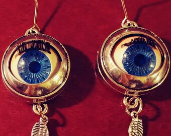 Winged Eyeball Earrings