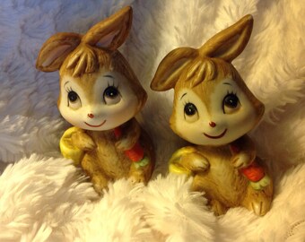 Cute rabbits, shakers.... salt and pepper