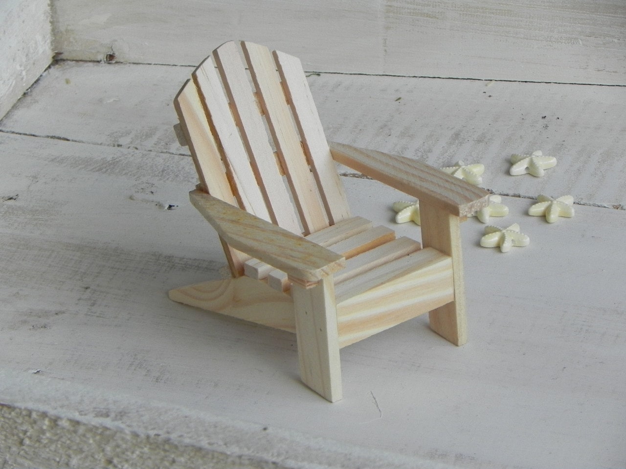 Adirondack Chair miniature ready to paint wood supplies for