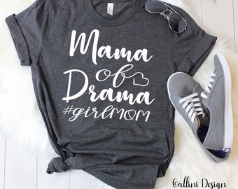 Mama of Drama Svg Hashtag Girl Mom Svg Cut Files Dxf Designs Funny and Cute Svg for Silhouette Cricut Vinyl Cut File Iron On Vinyl Shirt Svg