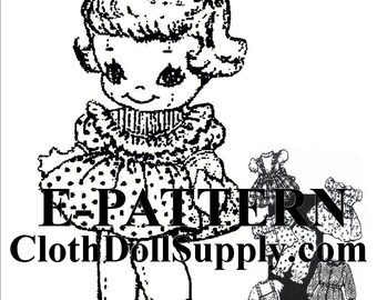 E-Pattern – Little Dolly & Wardrobe Sewing Pattern #EP 7422