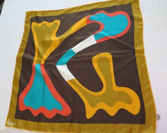 Vintage Vera Neumann Silk Square Scarf