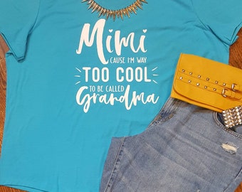 Mimi t-shirt, Mother's Day, Grandmother