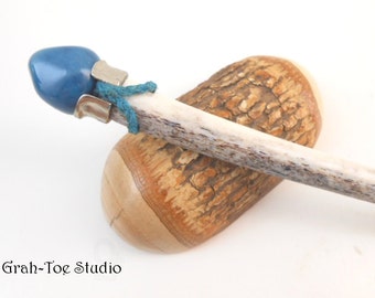 Hairtana stick Antler Swords Antler Hair Stick Grahtoe Studio Handmade