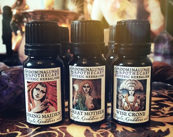 Triple Goddess oils (set of 3 pcs)