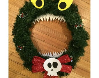 Nightmare Before Christmas Wreath