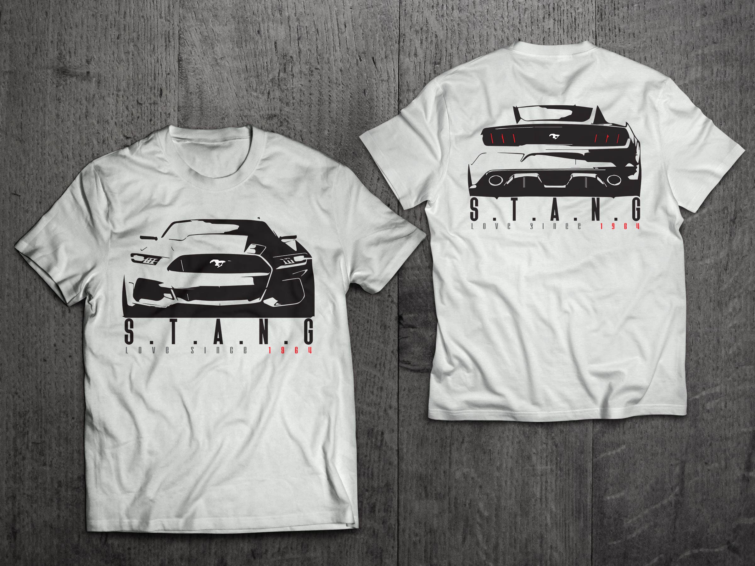 tshirt mustang