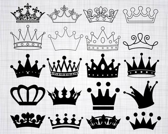 Download Crown SVG Bundle Crown SVG Crown Clipart Crown Cut Files