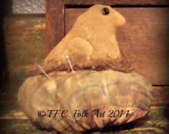 SALE!! Chick Pincusion pattern by TFC Folkart