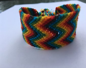 Zig Zag Rainbow Bracelet