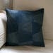 Upcycled Denim Jeans Patchwork Cushion / Pillow