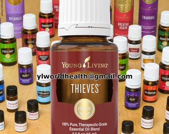 Young Living Thieves Essential Oil sample; 1mL, 1.5mL, 2mL, 3mL sample
