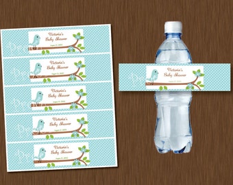 Free printable water bottle labels for family reunion