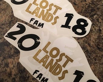 Ready to ship as shown Lost Lands 2018 Excision Dubstep Festival Decal