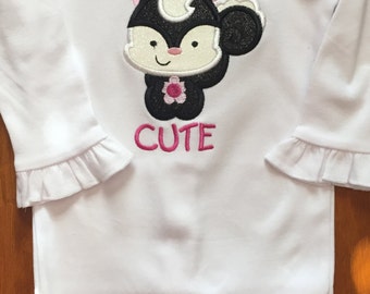 So Stinkin' Cute Skunk Shirt or Baby Bodysuit