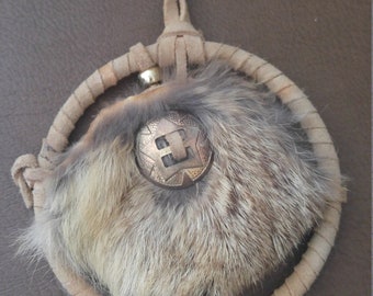 Dream Catcher Cottontail Rabbit Fur
