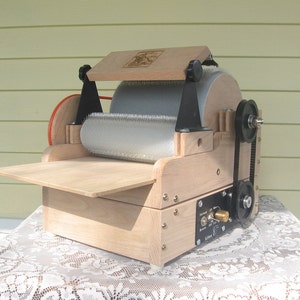 Fancy Kitty KITTEN 72/72 tpi Fiber Drum Carder with motorization kit and brush attachment