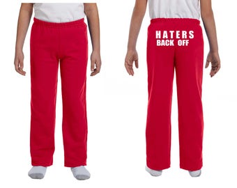 Haters Back Off Youth Sweatpants