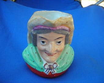Figural Judy creamer marked England 1890's
