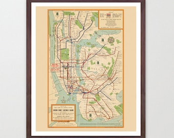 new york city subway map subway map art map decor new york map