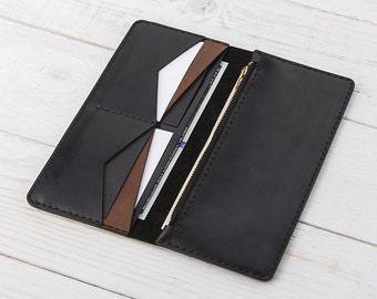 Womens Wallet, Womens Leather Wallet, Leather Wallet Women, Zipper Wallet, Long Wallet, Card Wallet, Personalized Wallet, Ladies Wallet
